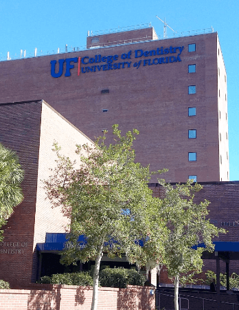 Outside view of dental school building