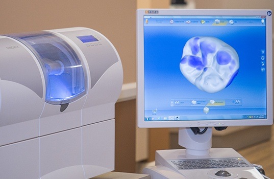 CEREC one visit dental restoration system