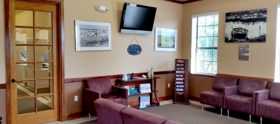 Waiting room in Saint Augustine dental office