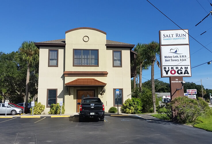 Outside view of Saint Augustine dental office building