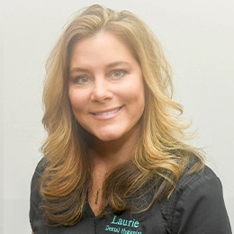 Dental hygienist Laura